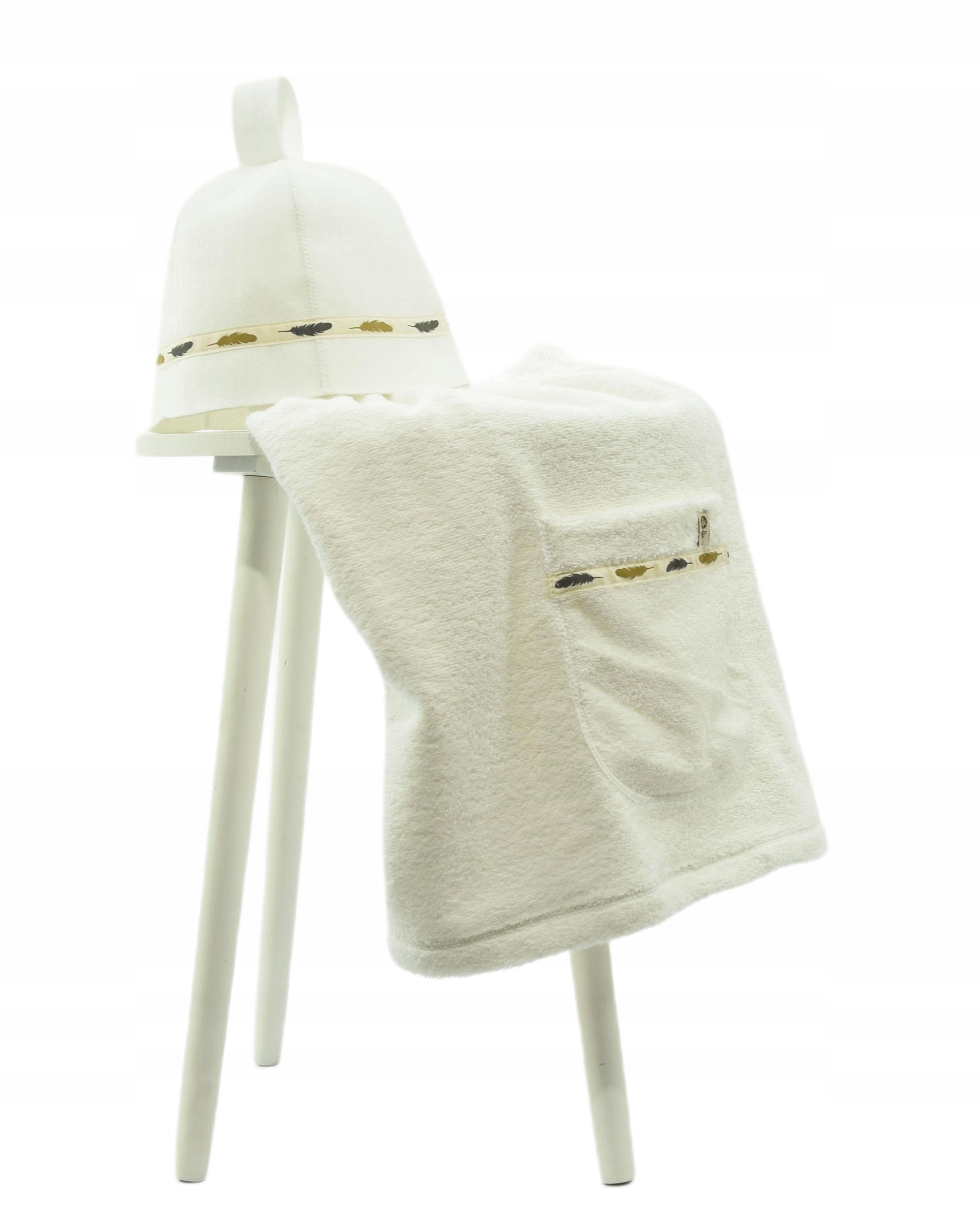 Čepice do sauny pánský Set 2 ks Bavlna L