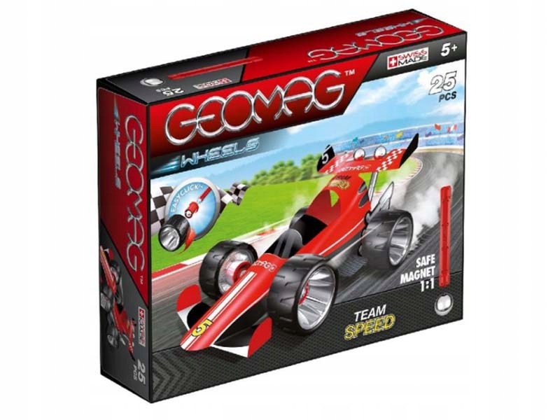 

Klocki magnetyczne Geomag 25 el Wheels GEO-710