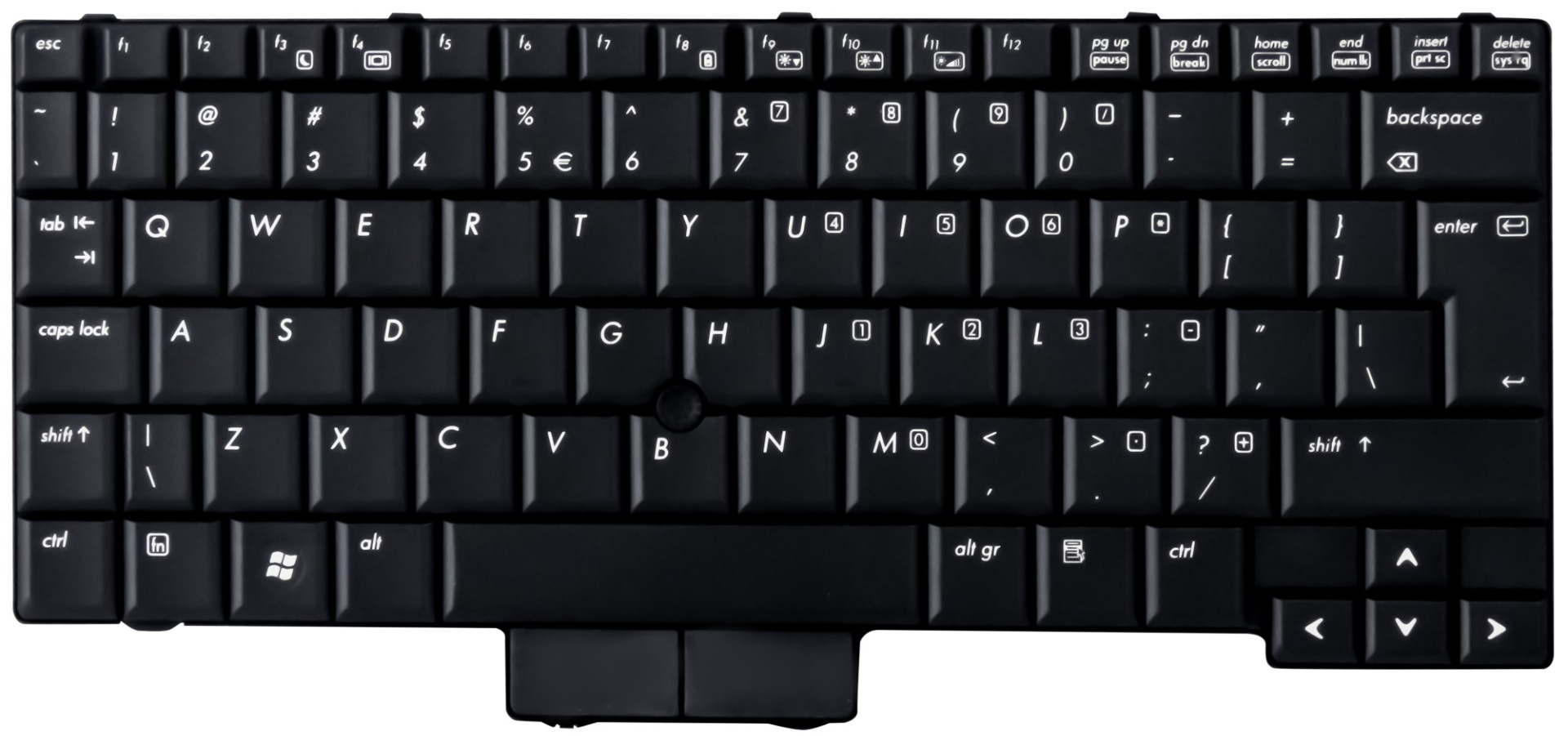 Hp 481112-B31 510565-B31 Qwerty Intl EliteBook 2530p