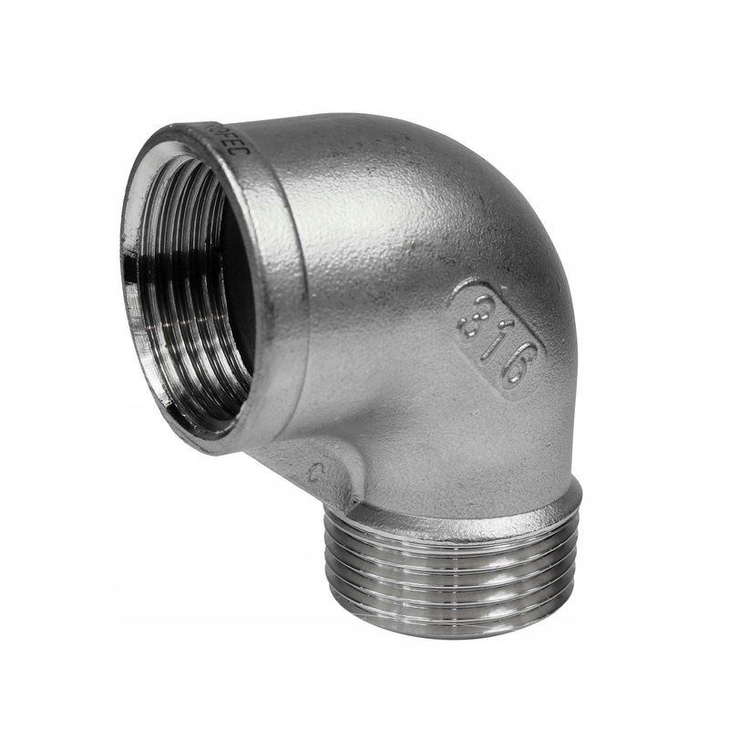 Nerezové koleno odolné vůči kyselinám (316) 2 Gw x 2 Gz