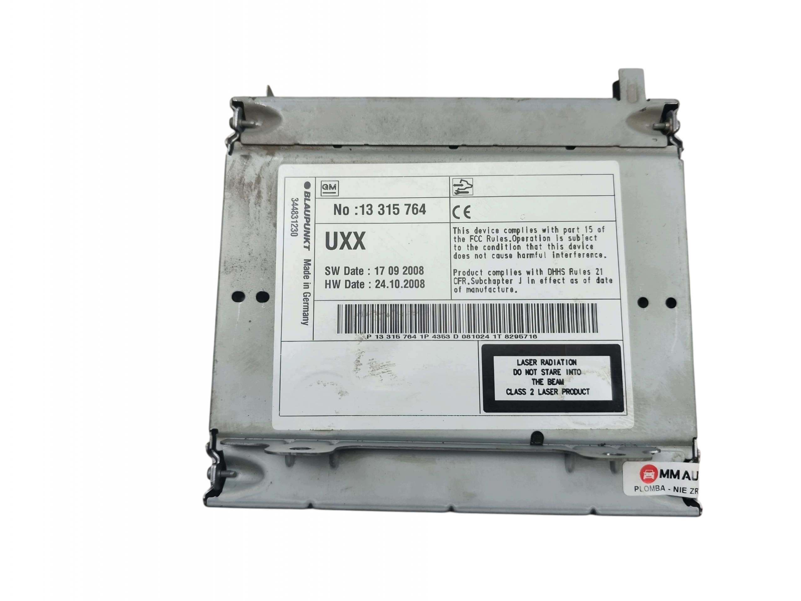 RADIO lesegerät der navigation OPEL INSIGNIA A 13315764