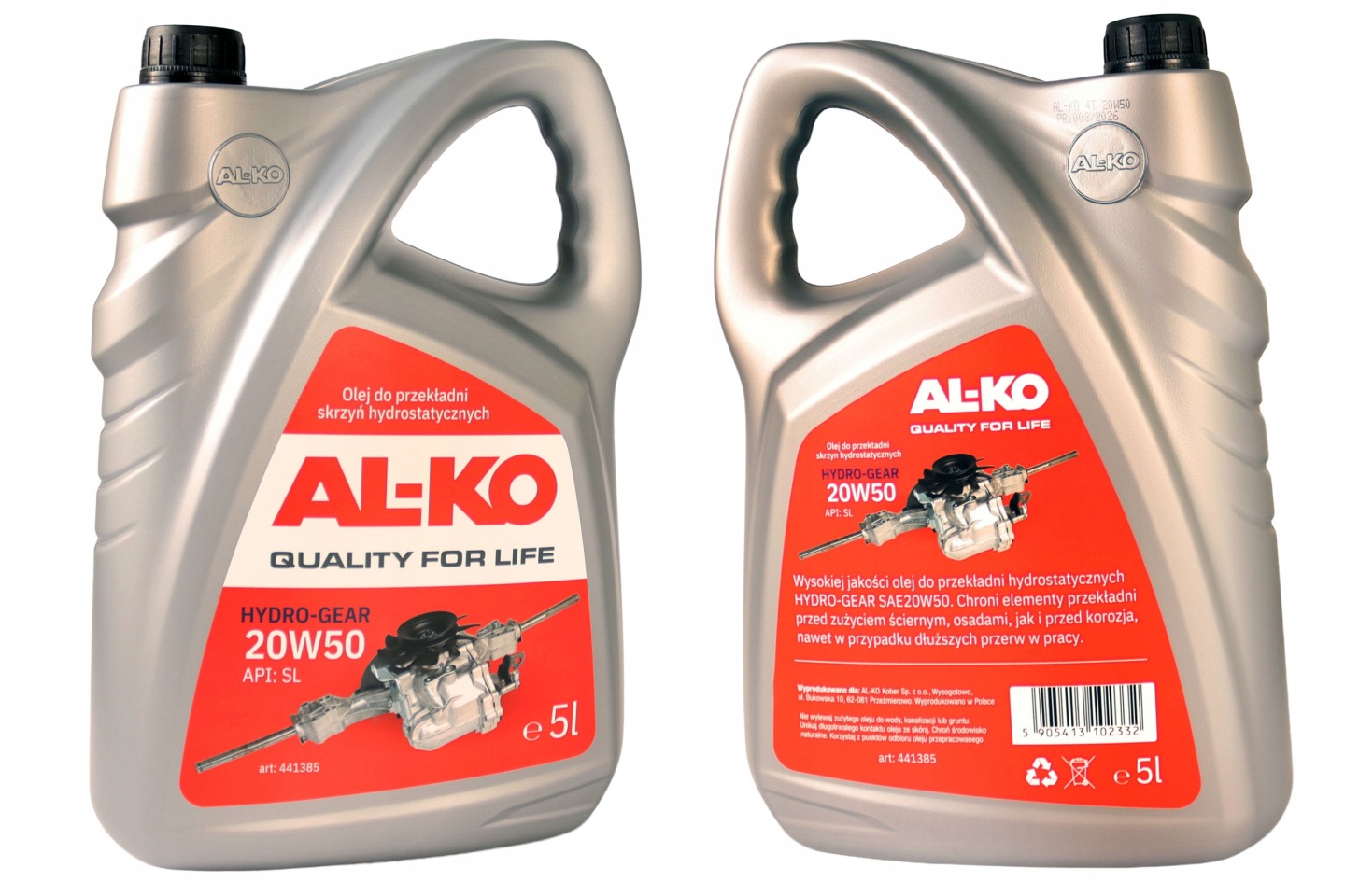 Olej Do Przekładni Hydrostatycznej Traktorka Hydro-gear Al-ko 5 litrów