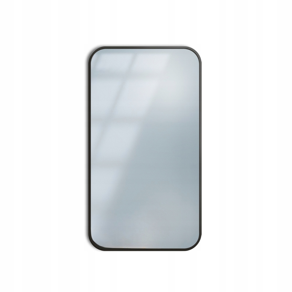 Zrcadlo Gerda v černém rámu Mdf Slim 50x110 nástěnné