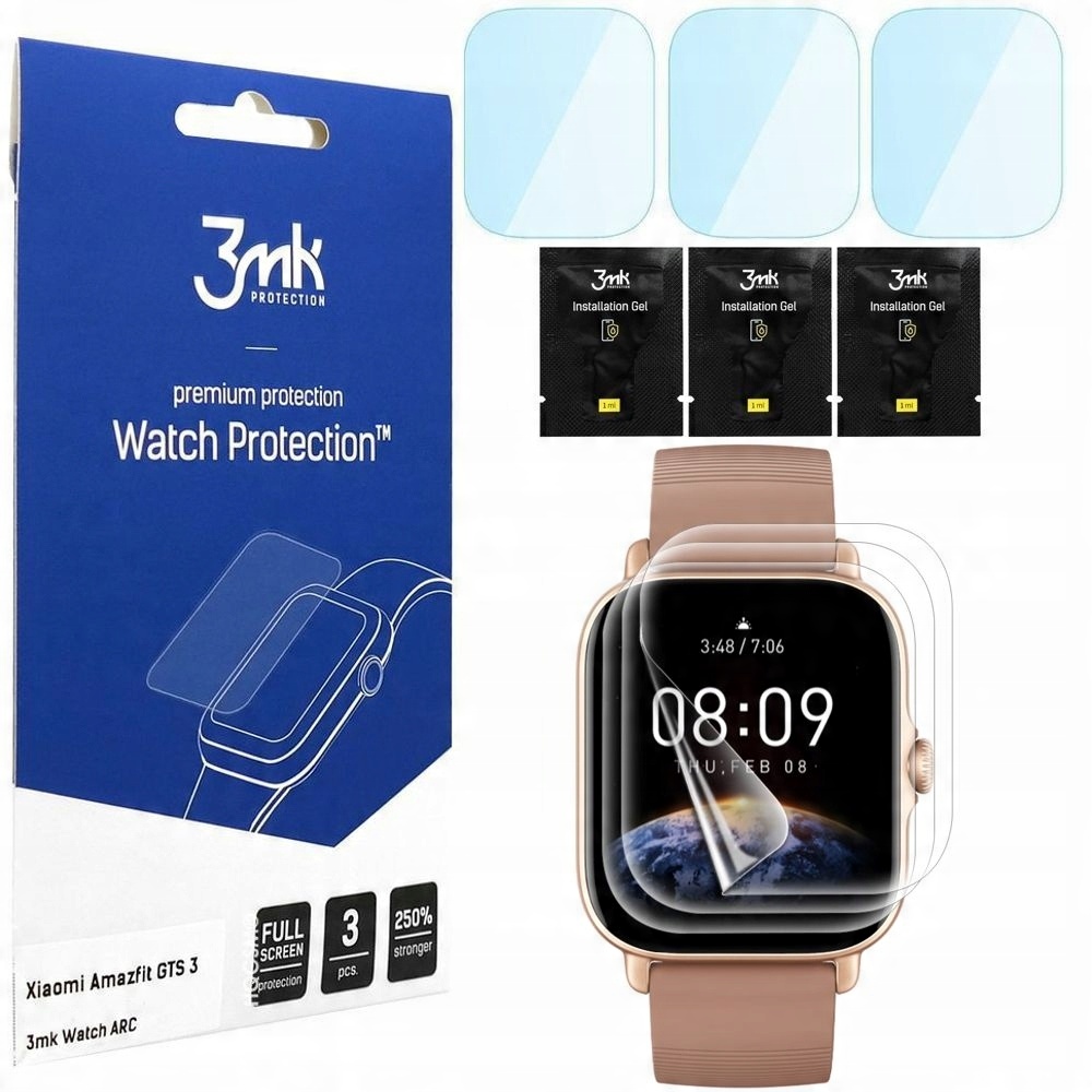 

3x Folia Hydrożelowa 3mk Wp do Amazfit Gts 3