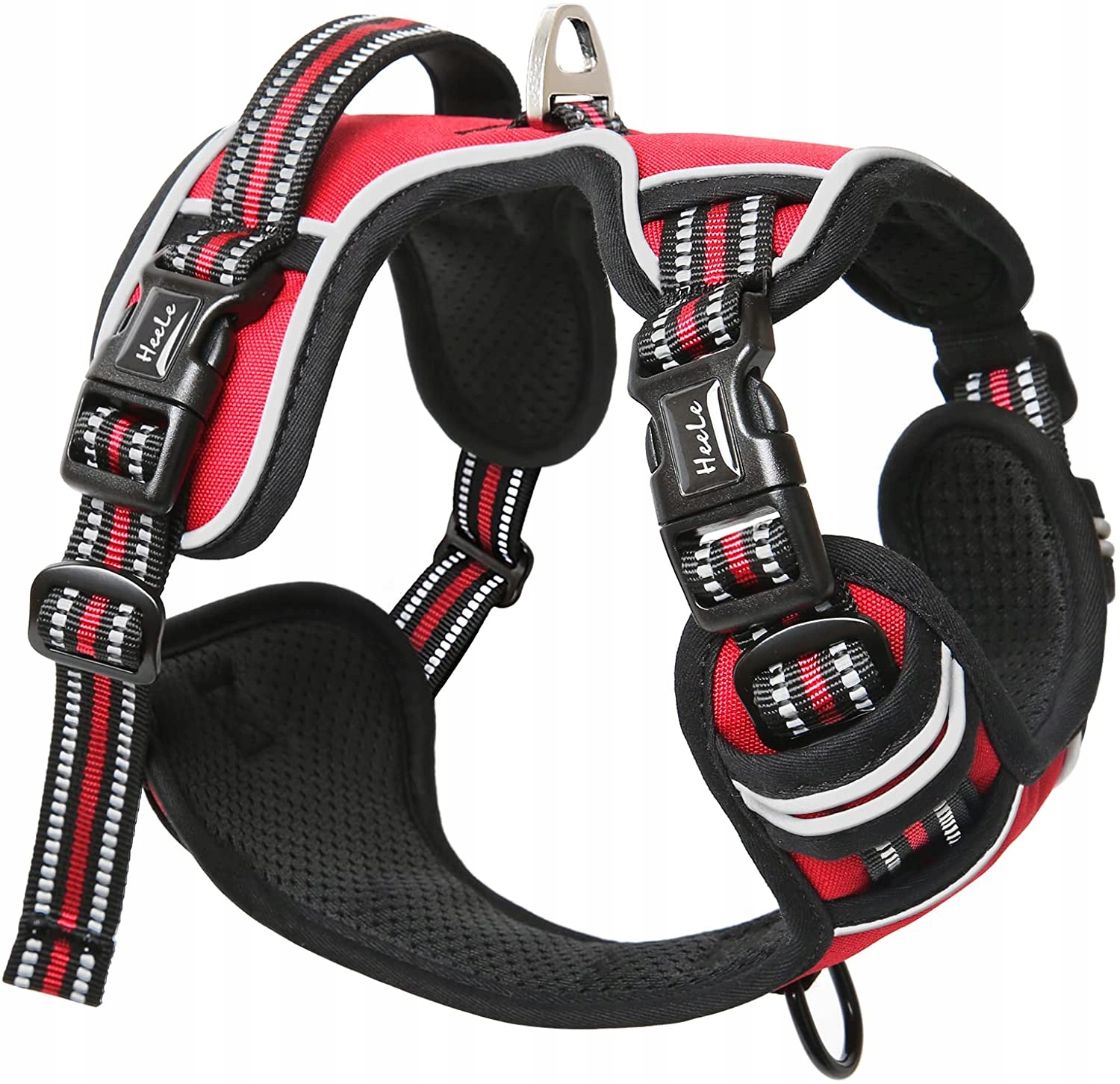 Levně Postroj Pro Psa XL Červený Lesure Reflexní Regul