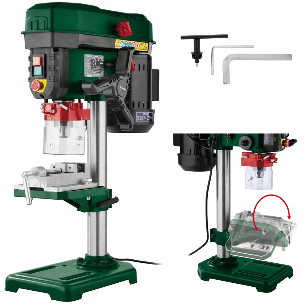 Stolní Sloupová Vrtačka Parkside Ptbm A1 450 W Svěrák 75 MM
