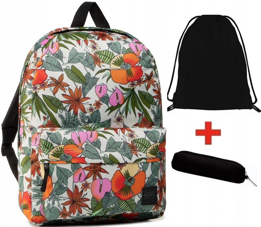 

Zestaw Plecak W Kwiaty Vans Piórnik Worek Na Buty
