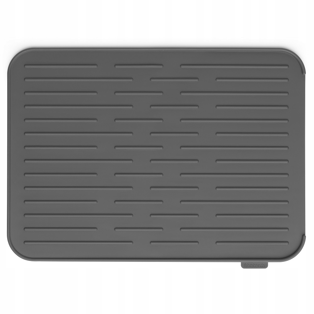 Levně Brabantia Sink Side Silikonová podložka na sušení nádobí Tmavě šedá