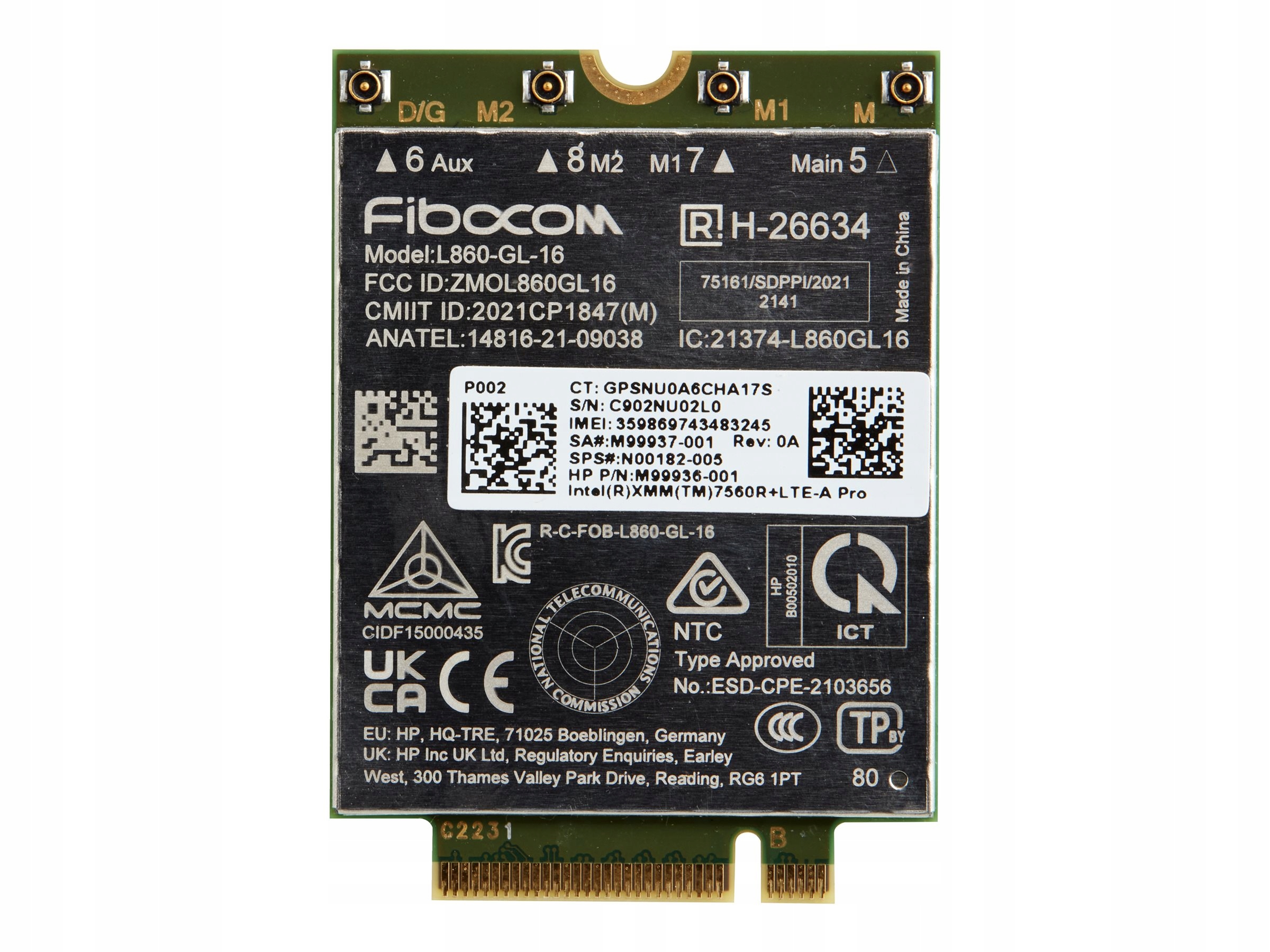 Karta sieciowa HP XMM 7560 R+