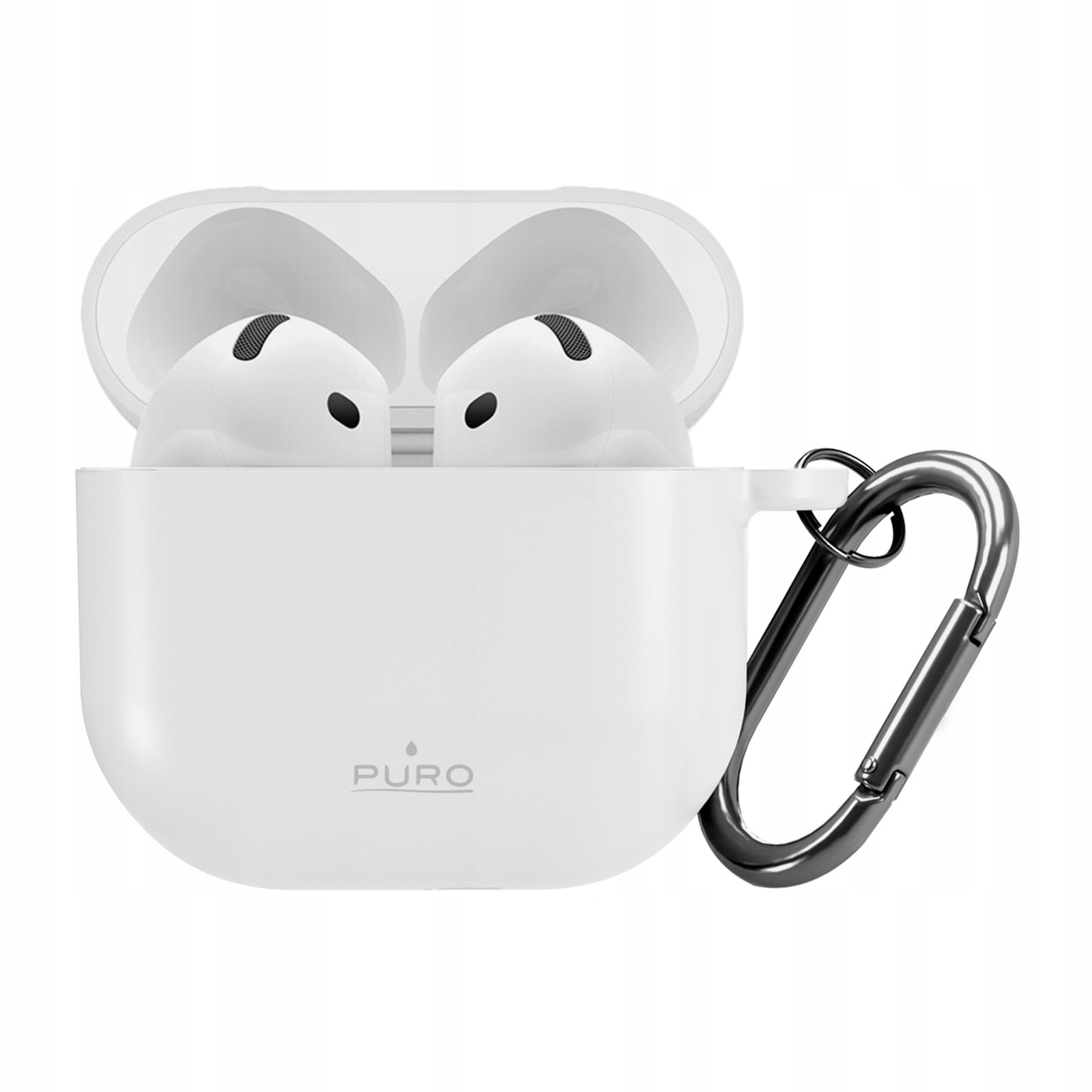 Silikonové pouzdro pouzdro na sluchátka Airpods 4 bílé