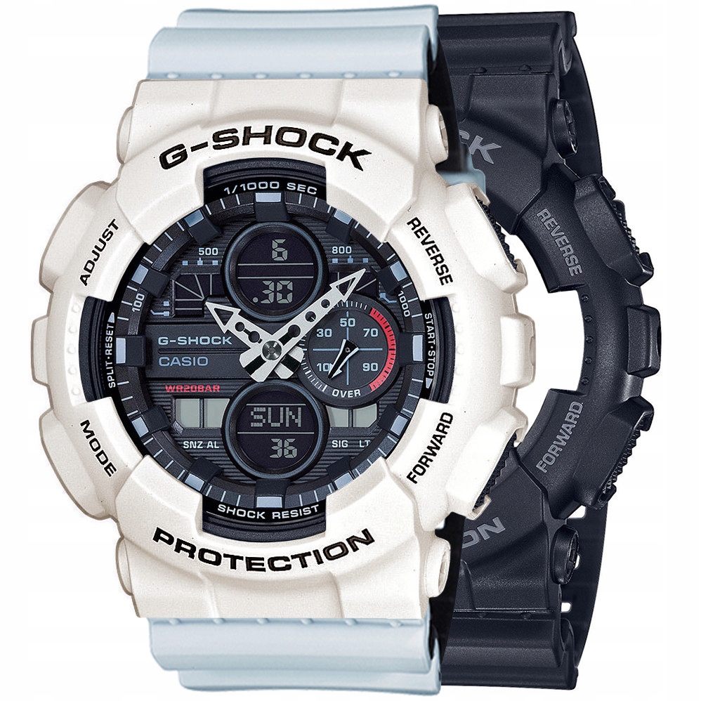 Sada G-shock GA-140-1A1ER Bílá, Černá