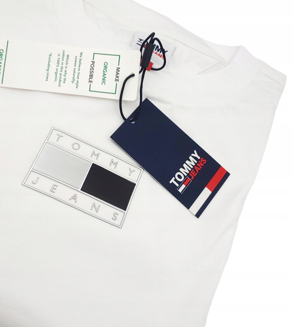 BLUZKA TOMMY HILFIGER DŁ. RĘKAW DM0DM12115YBR rM Wzór dominujący bez wzoru