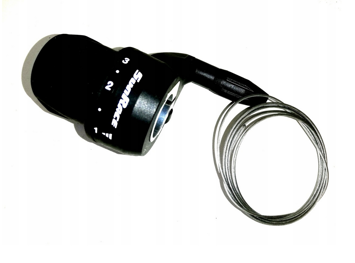 NOWA MANETKA LEWA SUNRACE 3 speed GRIPSHIFT Microindex