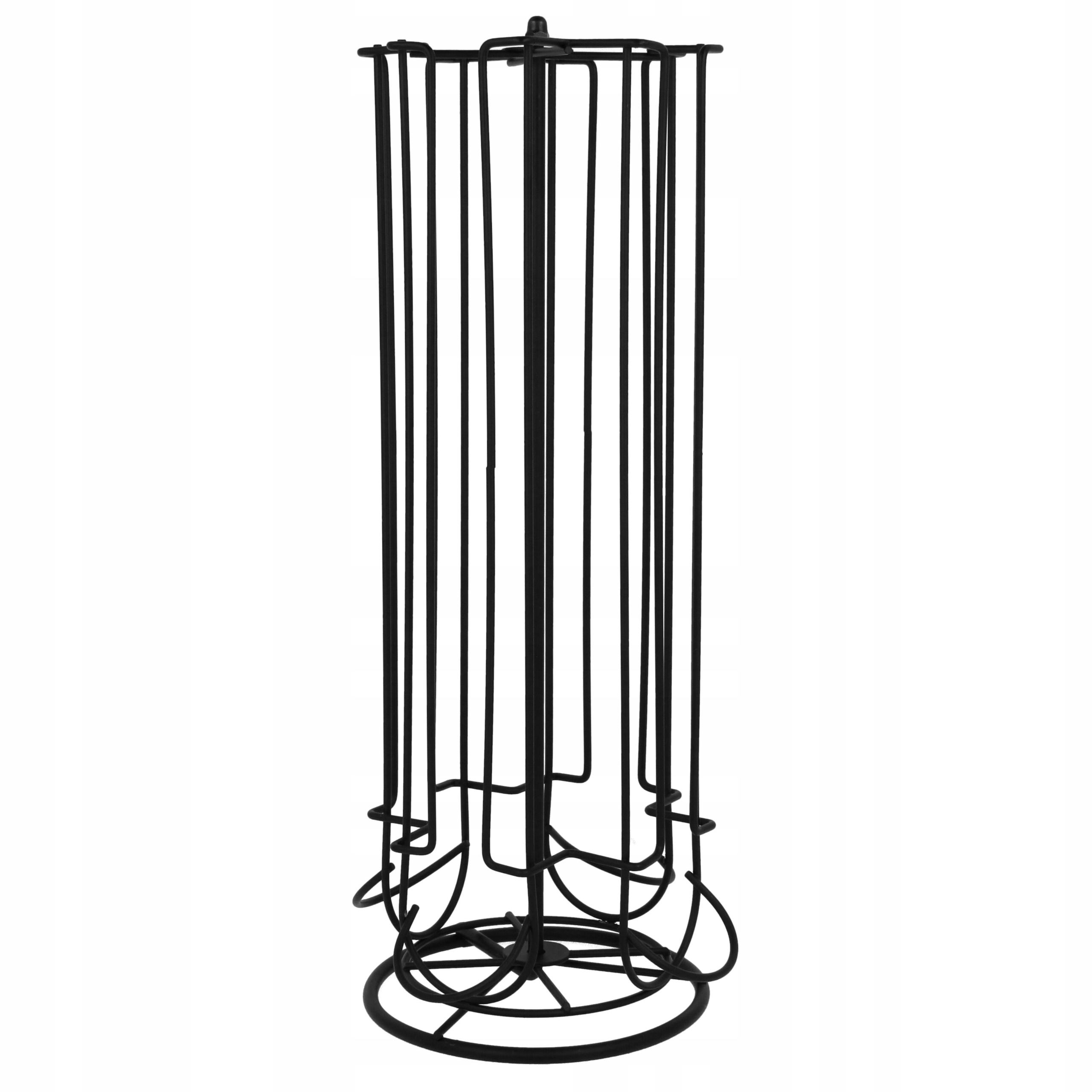 

Stojak Na Kapsułki Do Kawy Metal Czarny Obrotowy