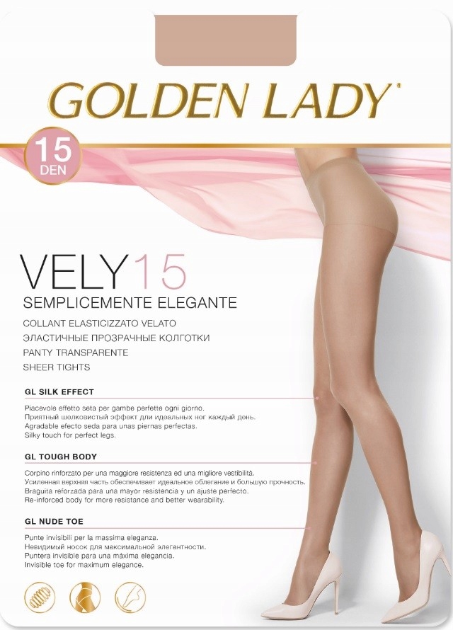 

Golden Lady Vely rajstopy 15 den 3 bianco