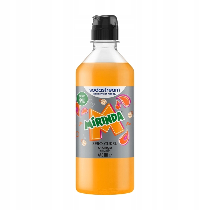 Syrop koncentrat do wody SodaStream Mirinda Orange Zero Bez Cukru 440ml