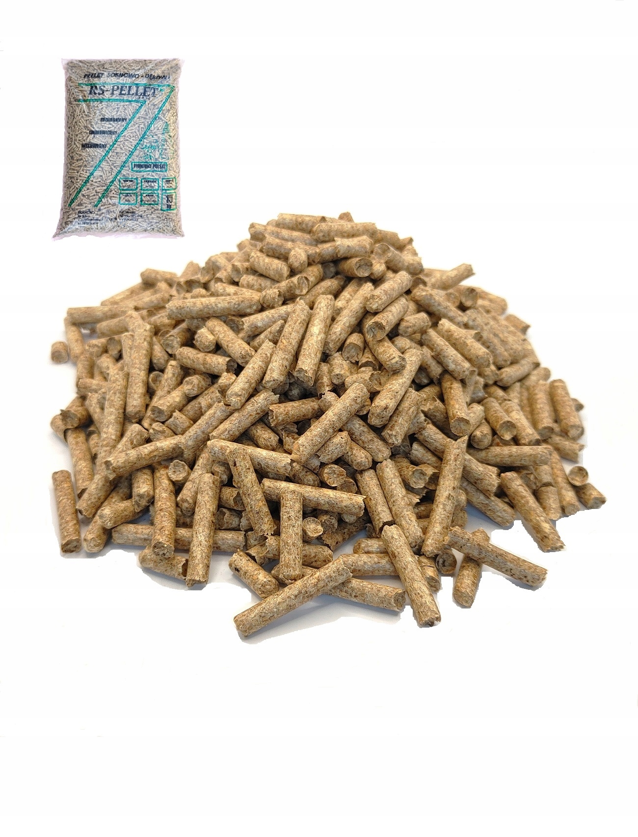PELLET DRZEWNY SOSNOWO DĘBOWY 15kg 6MM (RSPELLET) • Cena, Opinie