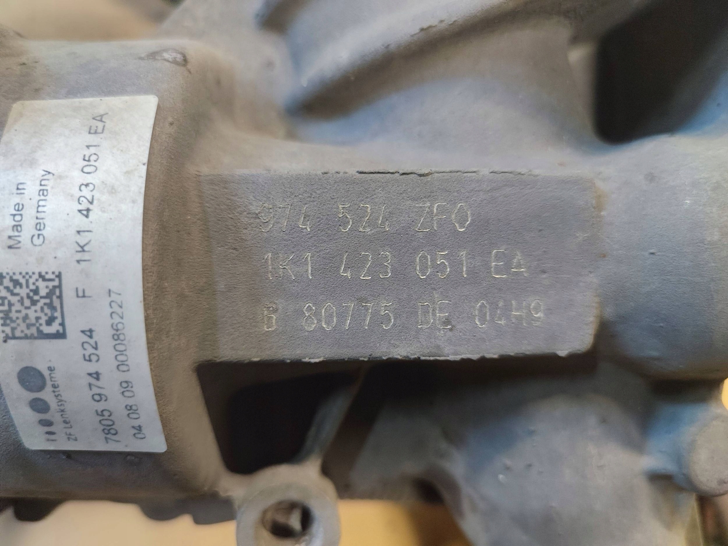 VW GOLF VI Boîter direction Boîter direction 1K0909144H SPRAWNA