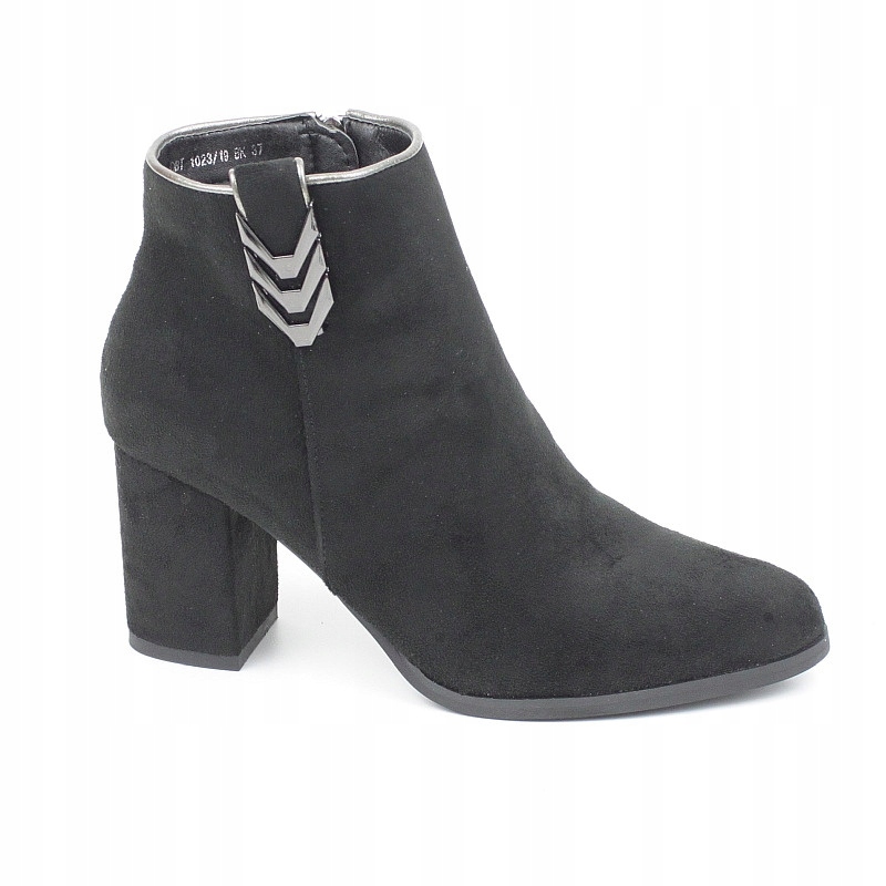 Filippo Černé Zateplené Kotníkové Boty Sloupek DBT1023 39