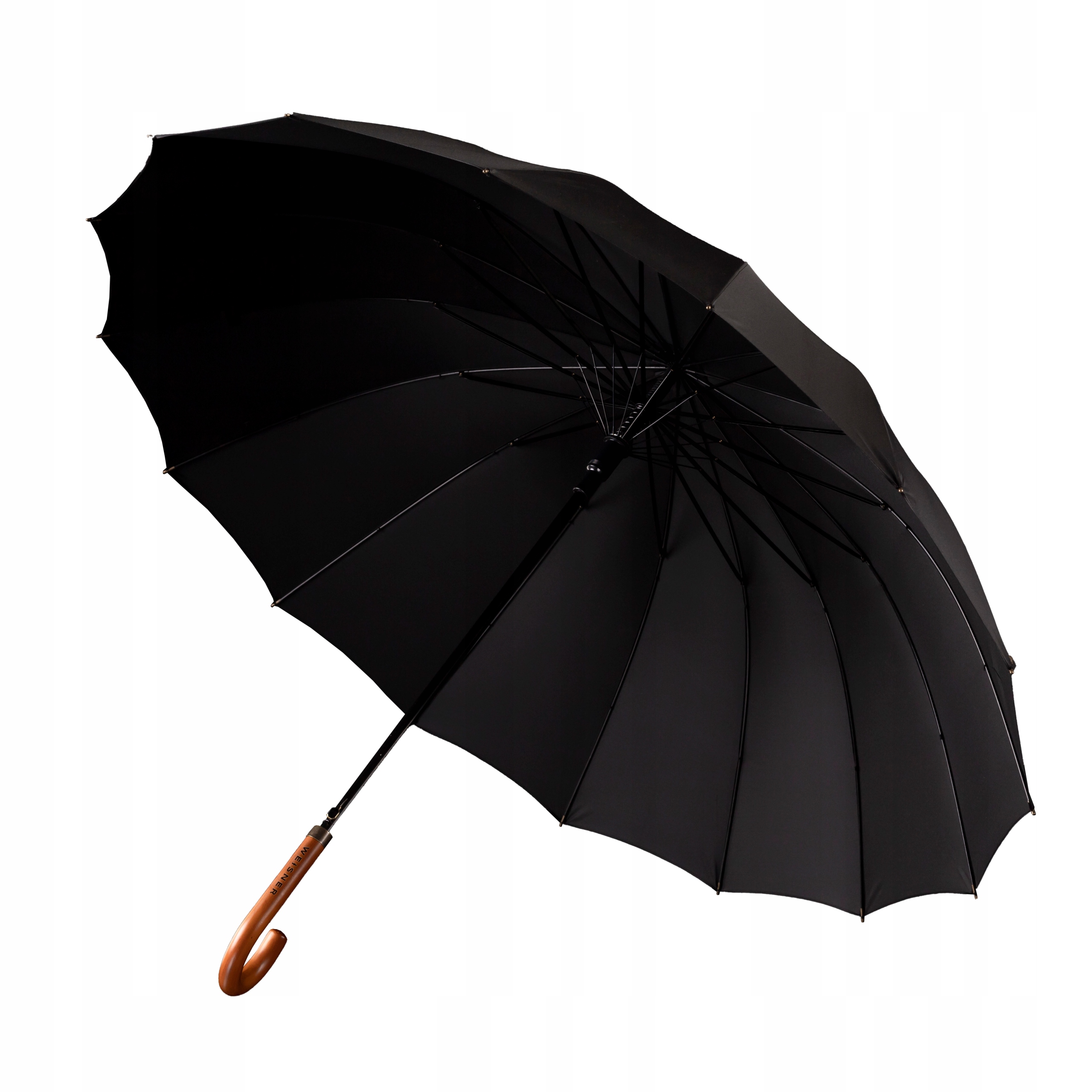 WEISNER ORYGINALNY PARASOL PARASOLKA PRZECIWDESZCZOWA DREWNIANA RĄCZKA Model PŁASZCZ PRZECIWDESZCZOWY PARASOL ROZKŁADANY XXL