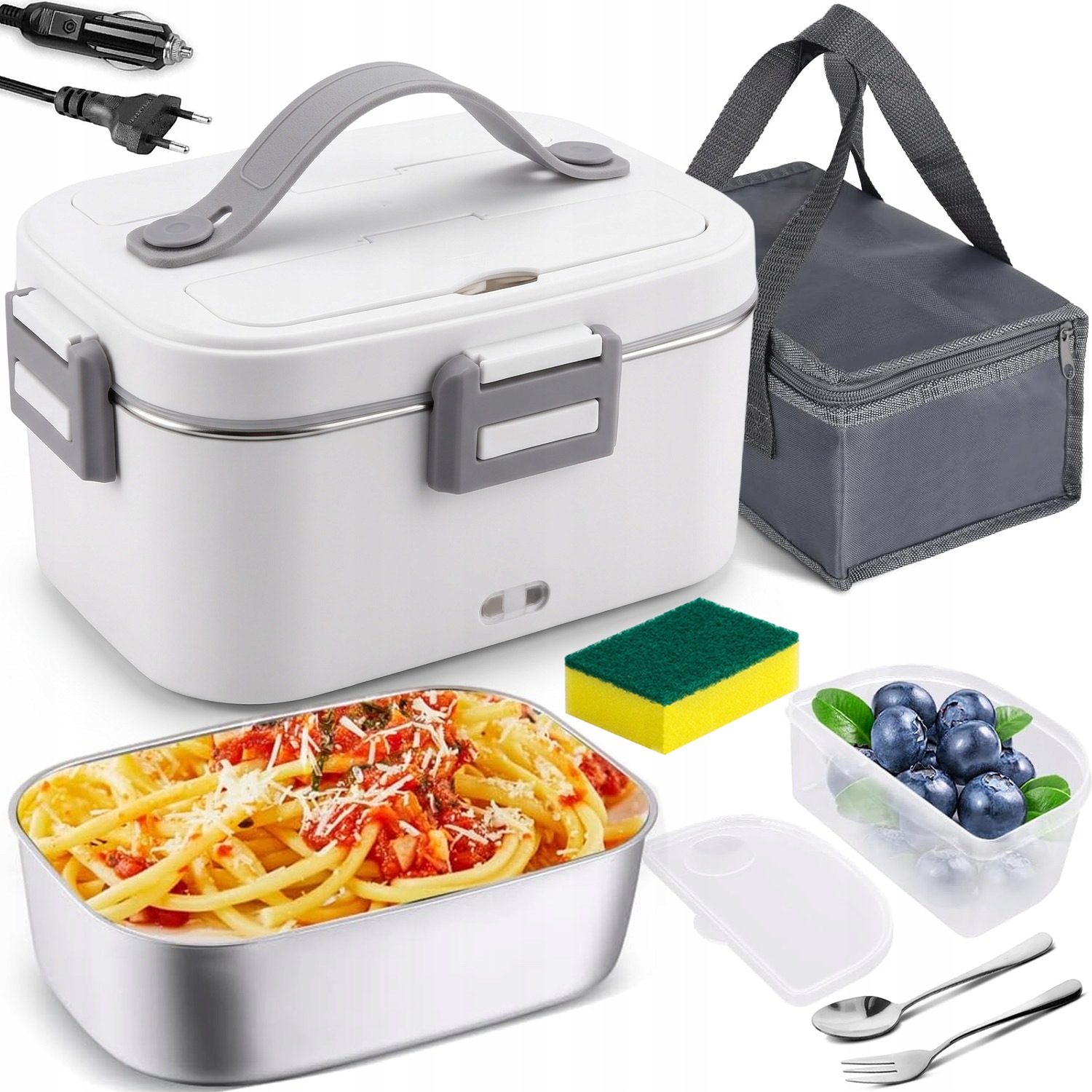 Elektrický Obědový Box Sada 1800 ML Ohřívač Potravin 12-24 V 75 W