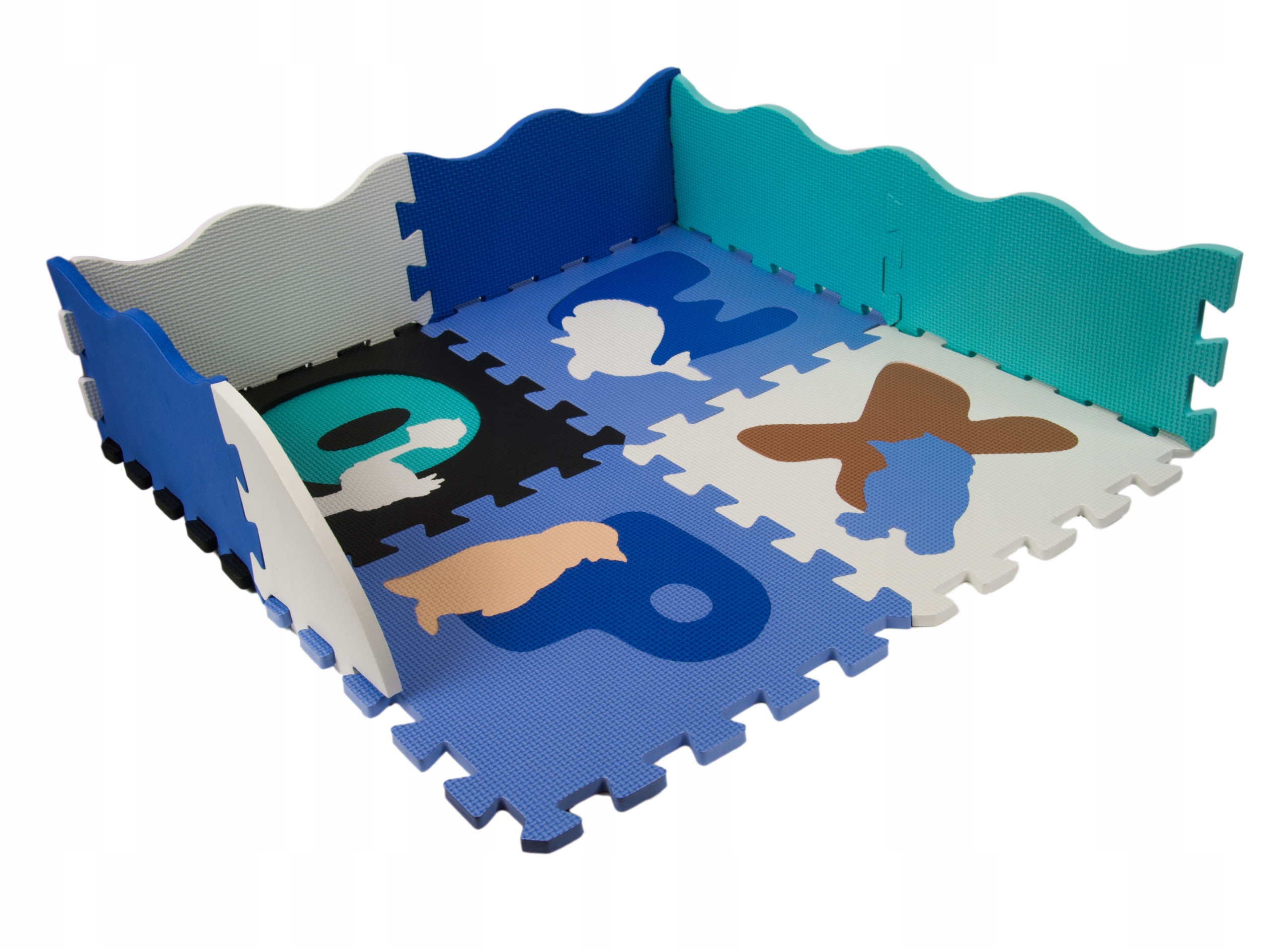 MATA PIANKOWA EVA ALFABET ZWIERZĘTA 54 ELEMENTY Bohater brak