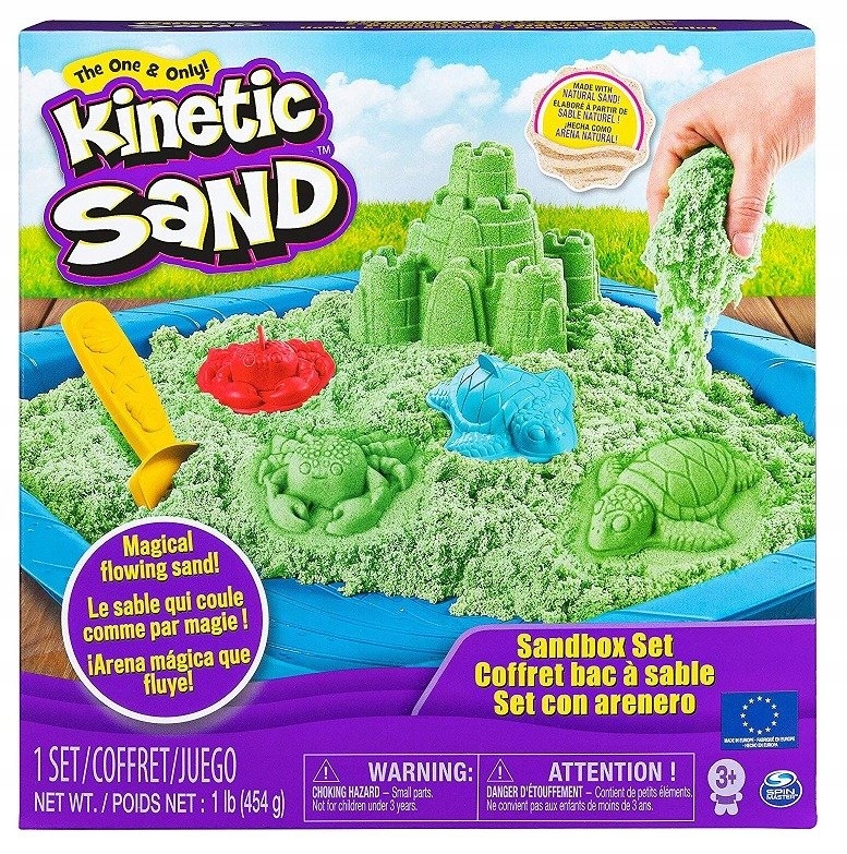 

Kinetic Sand Piasek Kinetyczny Zamek Zielony