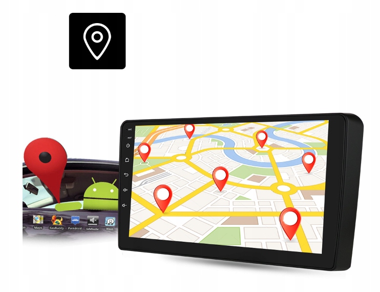 RADIO NAWIGACJA GPS PEUGEOT 407 2004-2011 ANDROID Przekątna ekranu 1