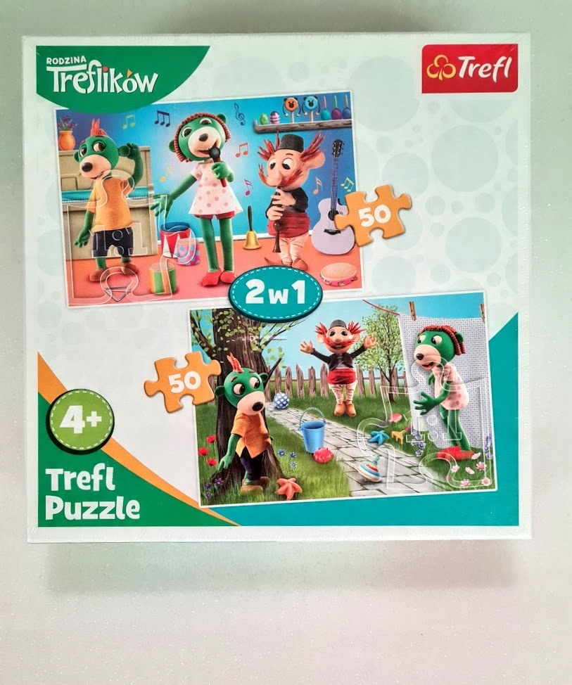 

Puzzle Rodzina Treflików Trefl 2 x 50 elementów