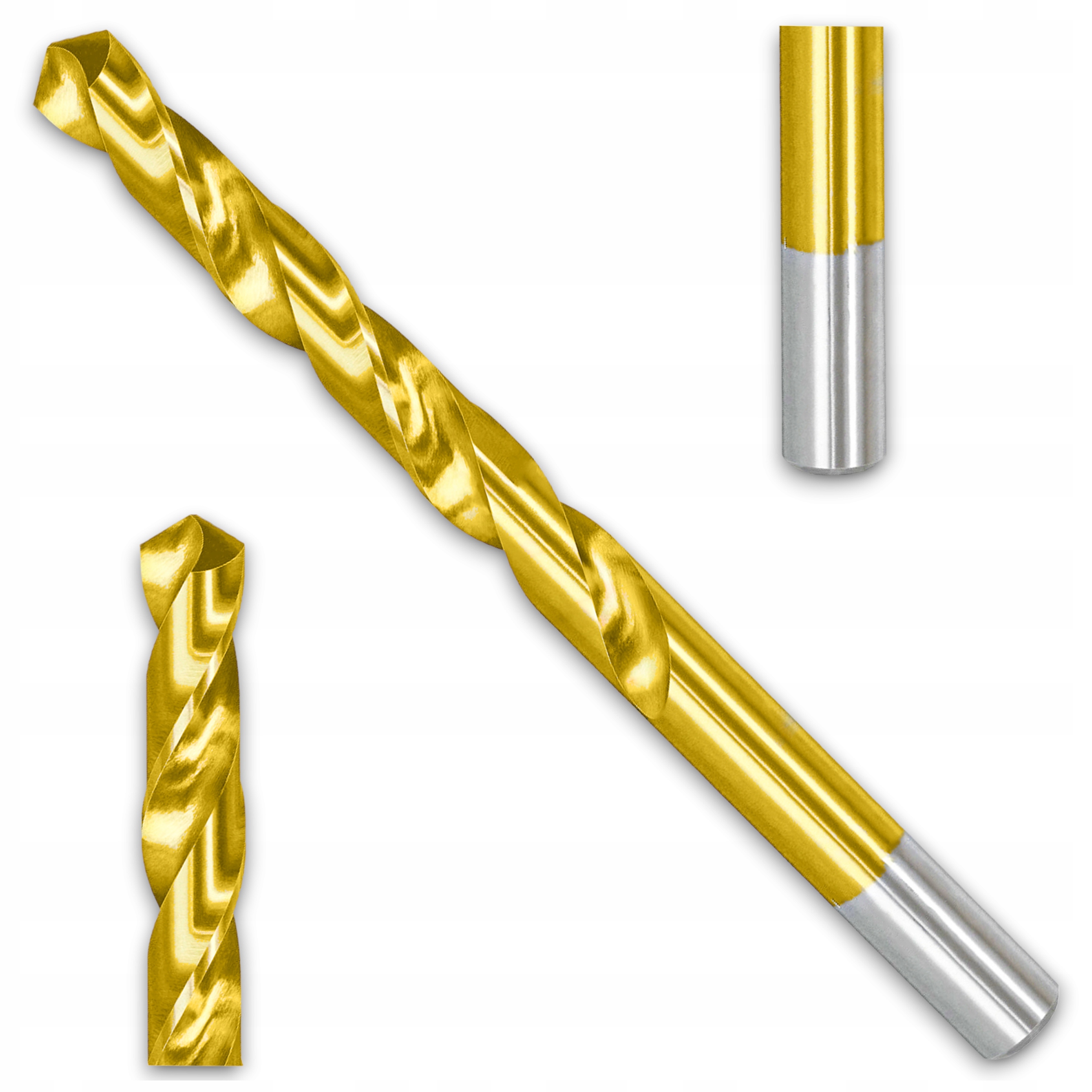 WIERTŁO DO METALU TYTANOWE FI 8.2 mm TYTAN HSS-TiN