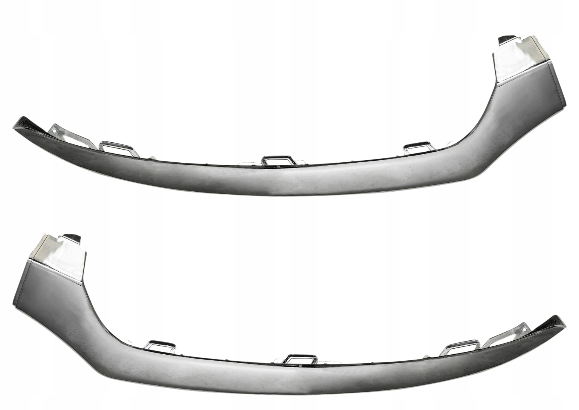 Mercedes C-class W205 Amg Spoilery Nárazníku Spodní Lišty Přední Chrom P+l