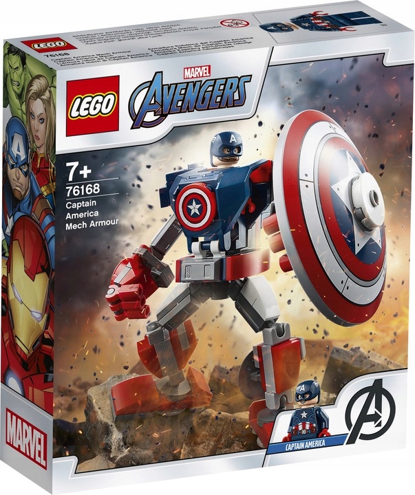 

Lego Marvel Avengers Mech Kapitana Ameryki 76168