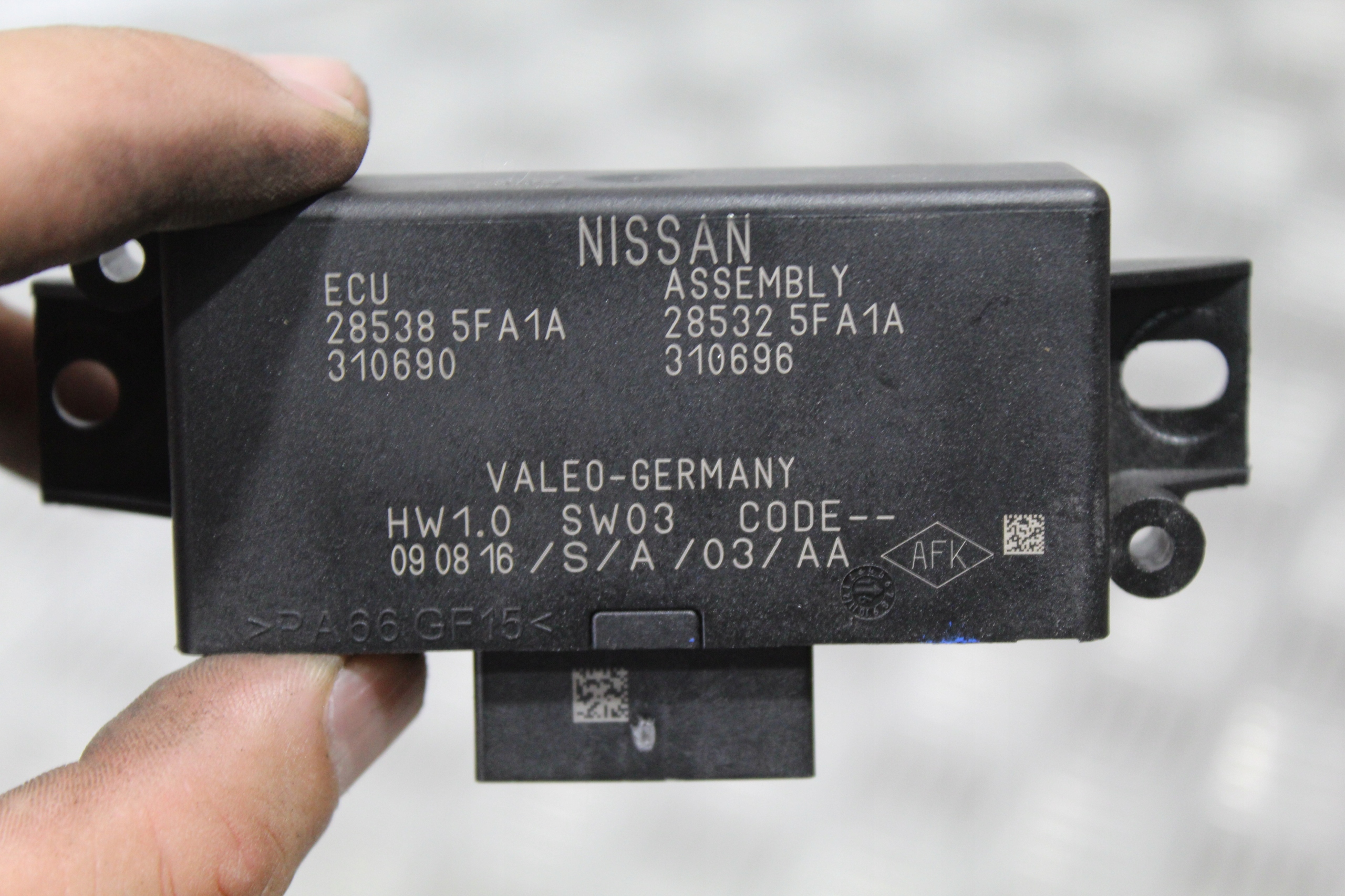 control unit module NISSAN MICRA V 5 K14 285385FA1A