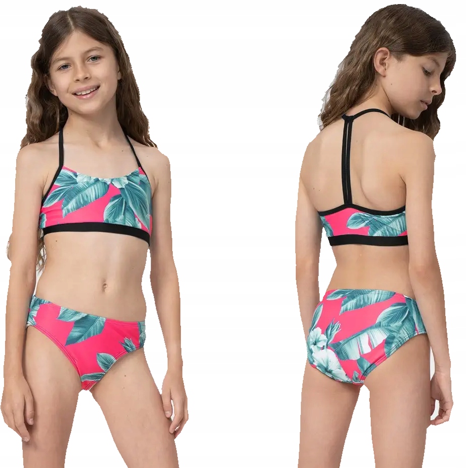 

4F Kostium Kąpielowy Bikini dla Dziewczynki 140