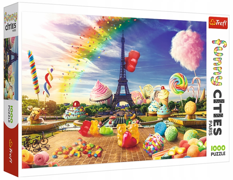 

Trefl Puzzle 1000 Elem Funny Słodki Paryż 10597