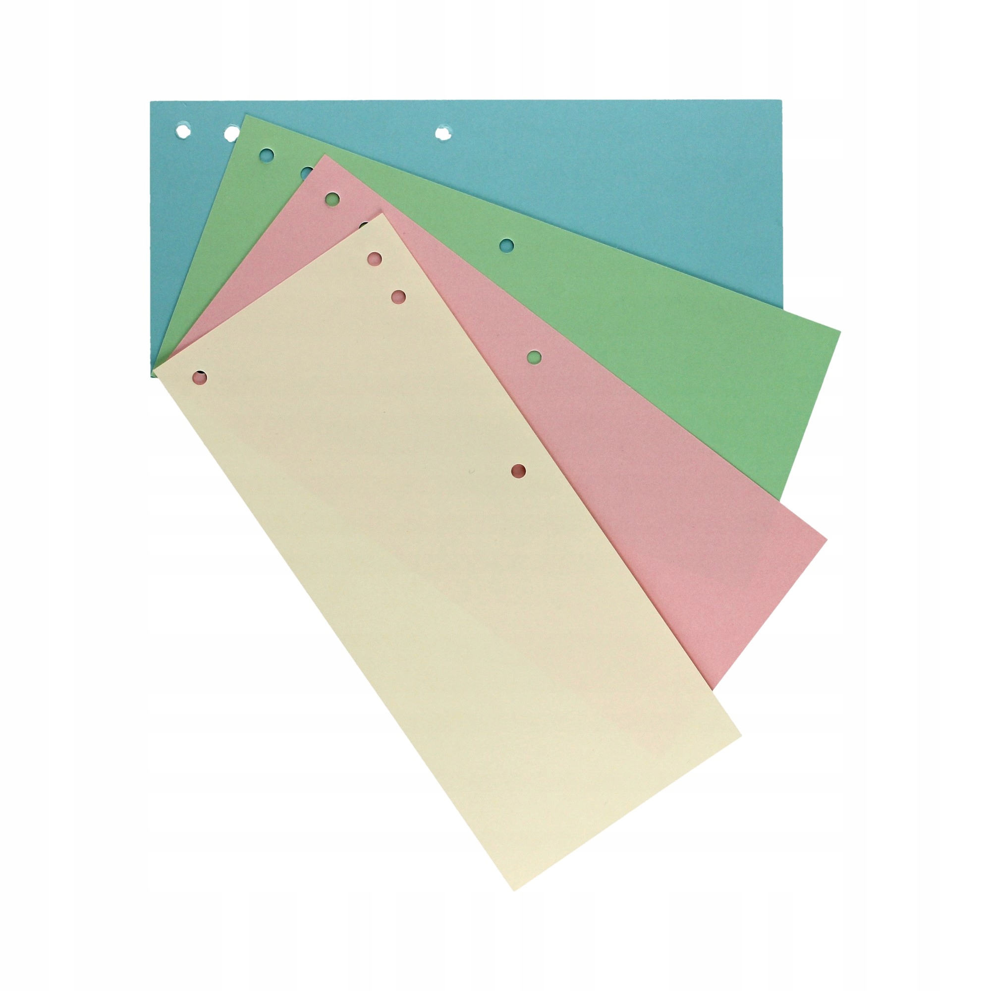 

Przekładki kartonowe 1/3 A4 mix 100 szt. w op.