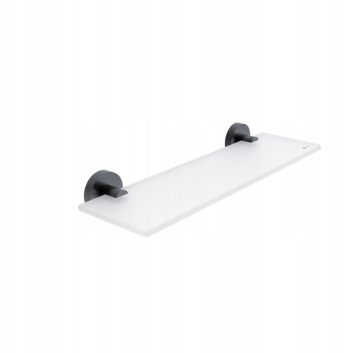 Nimco Unix Černá police do koupelny skleněná mat 40 cm Unc 13091B-40-90