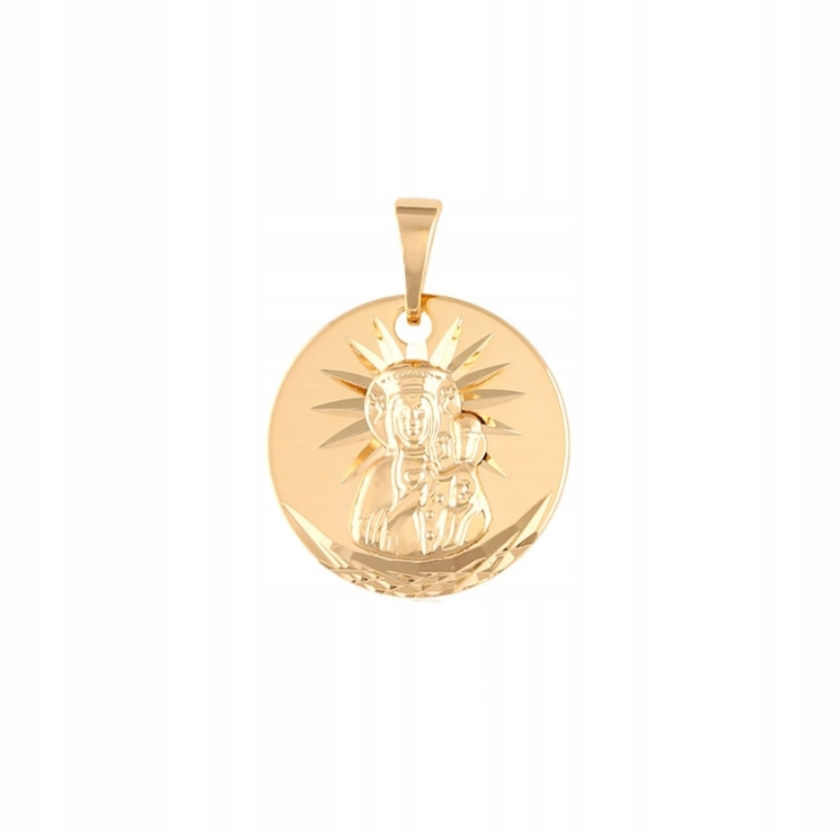 

115 stal chirurgiczna zawieszka złota medalik