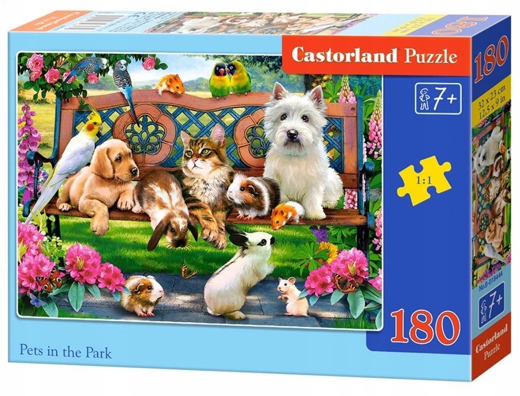 Puzzle 180 Pets in the park CASTOR