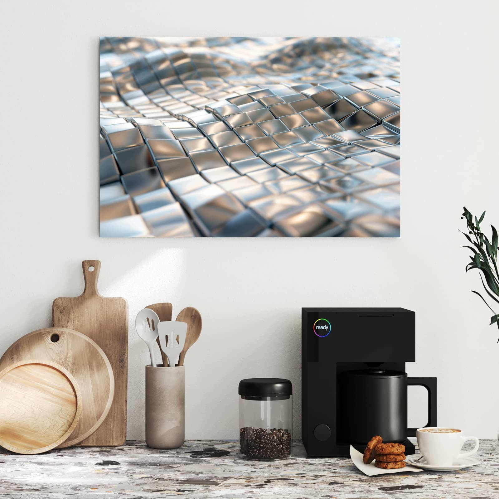 Magnetická tabule Kovové Povrch 60 × 40 cm