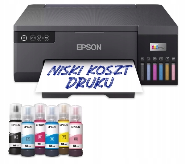 Atramentová tlačiareň Epson EcoTank L 8050 Wi Fi čierna