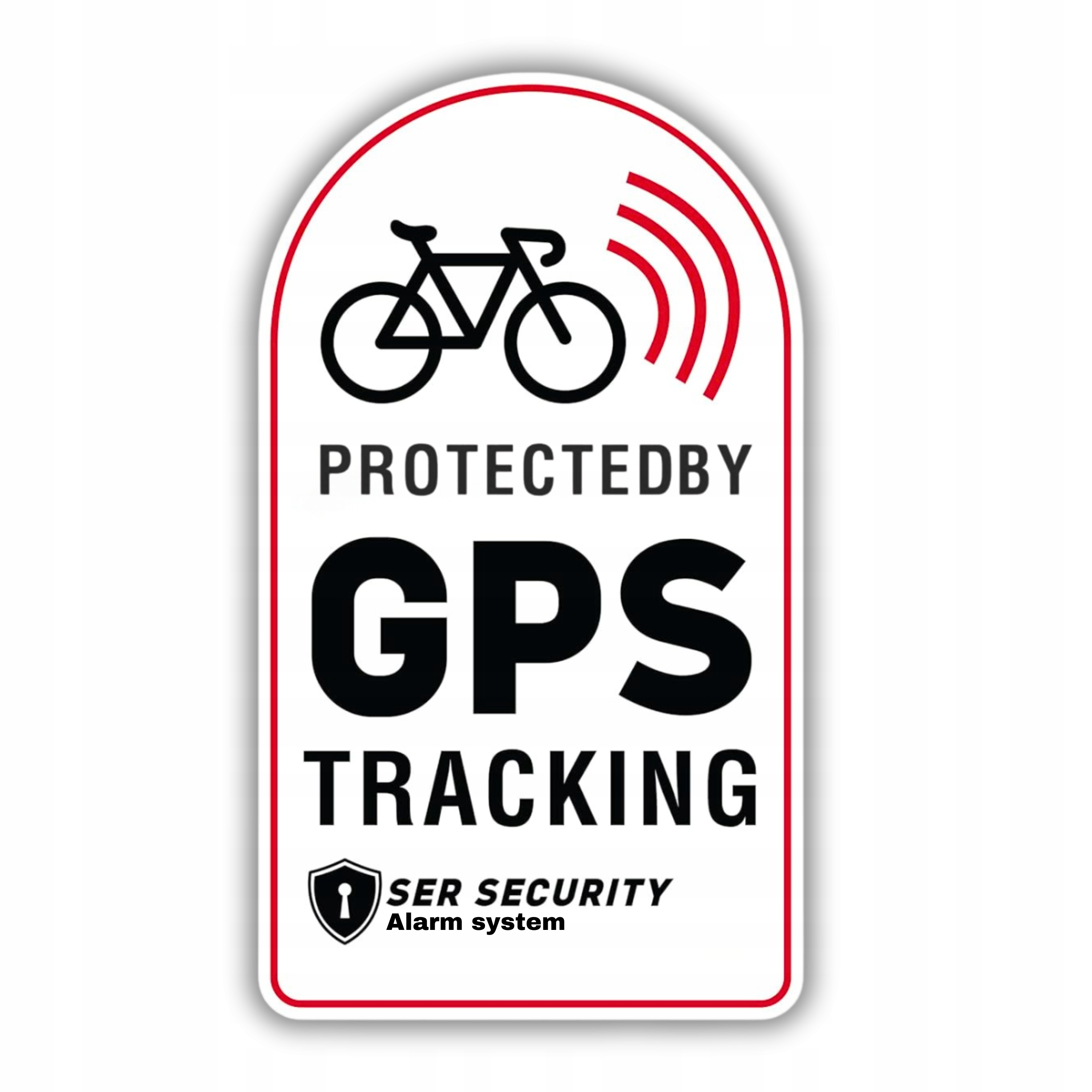 10x NAKLEJKA NA ROWER RAMĘ ROWERU GPS TRACKING OSTRZEGAWCZA ZABEZPIECZENIE Kod producenta Gearox NAKLEJKA NA ROWER GPS TRACKING