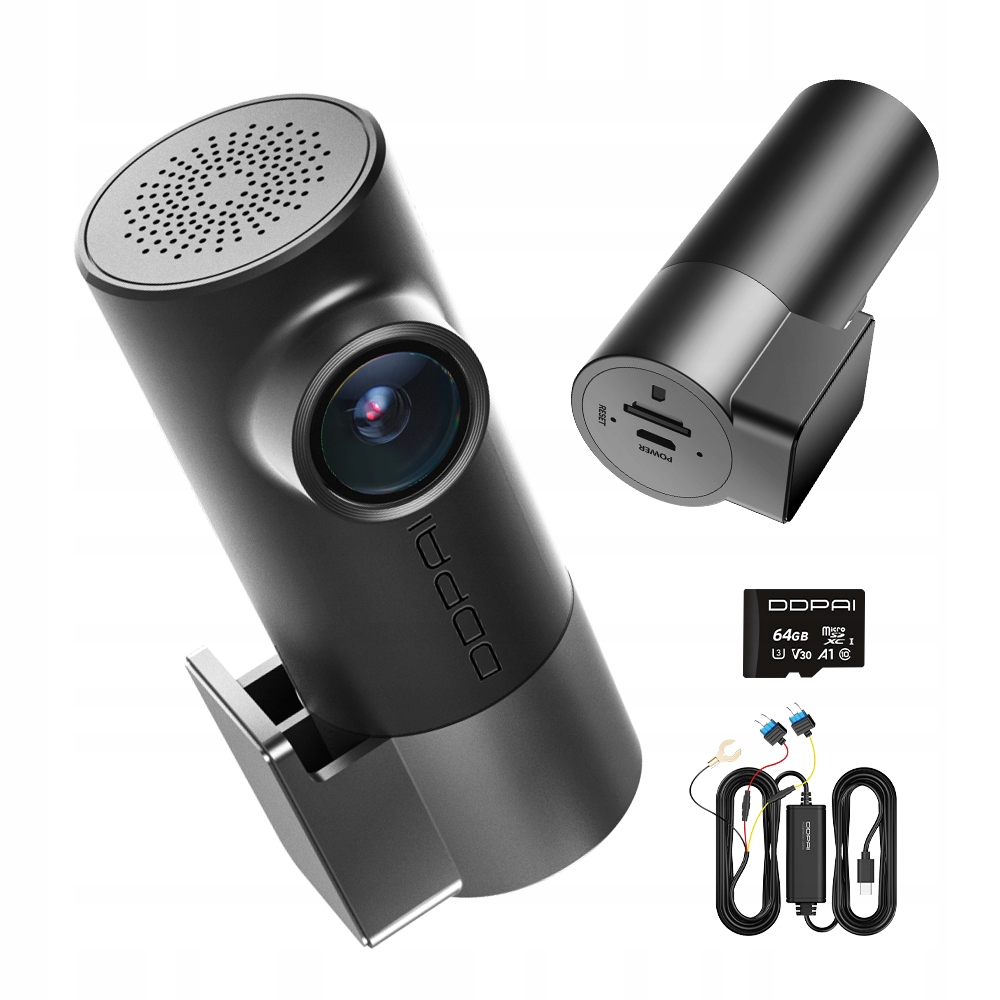 Automobilová Kamera Ddpai Videorekordér Mini Pro 4K Hardwire Kit 64GB