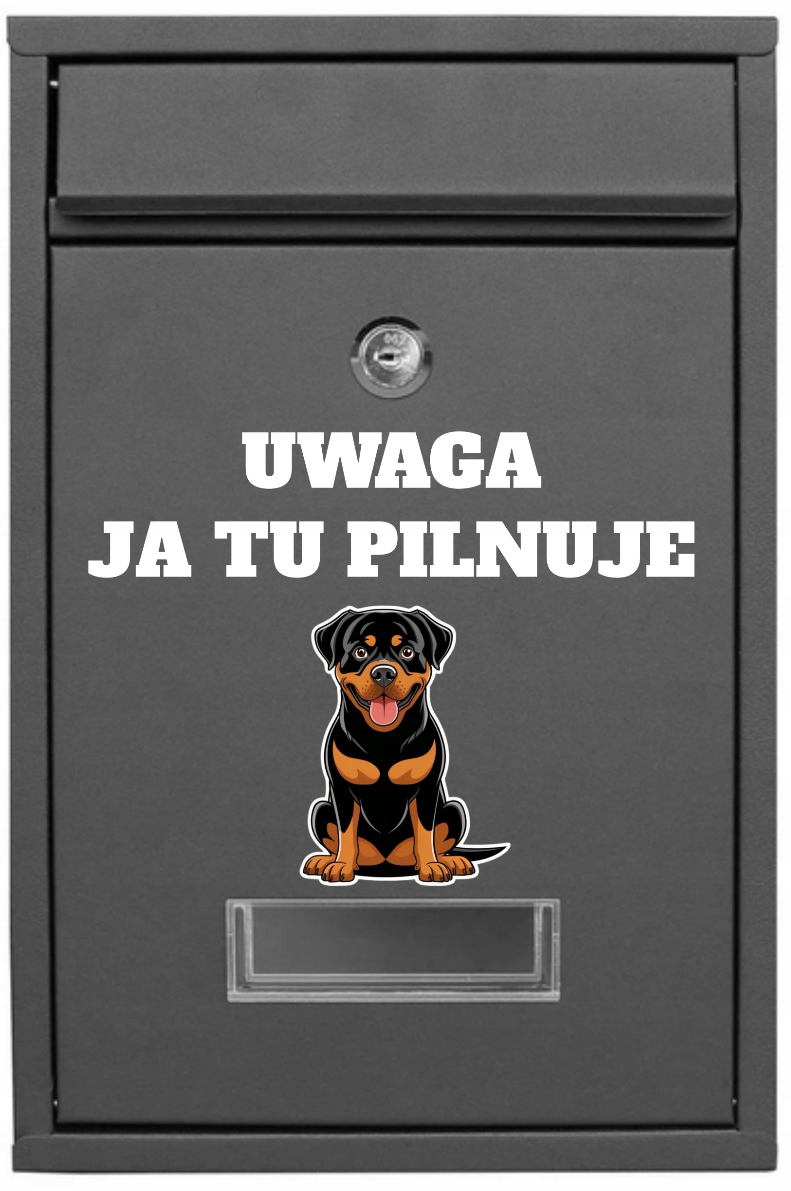 poštovní schránka Poštovní Pozor Já Tu Hlídám Rottweiler