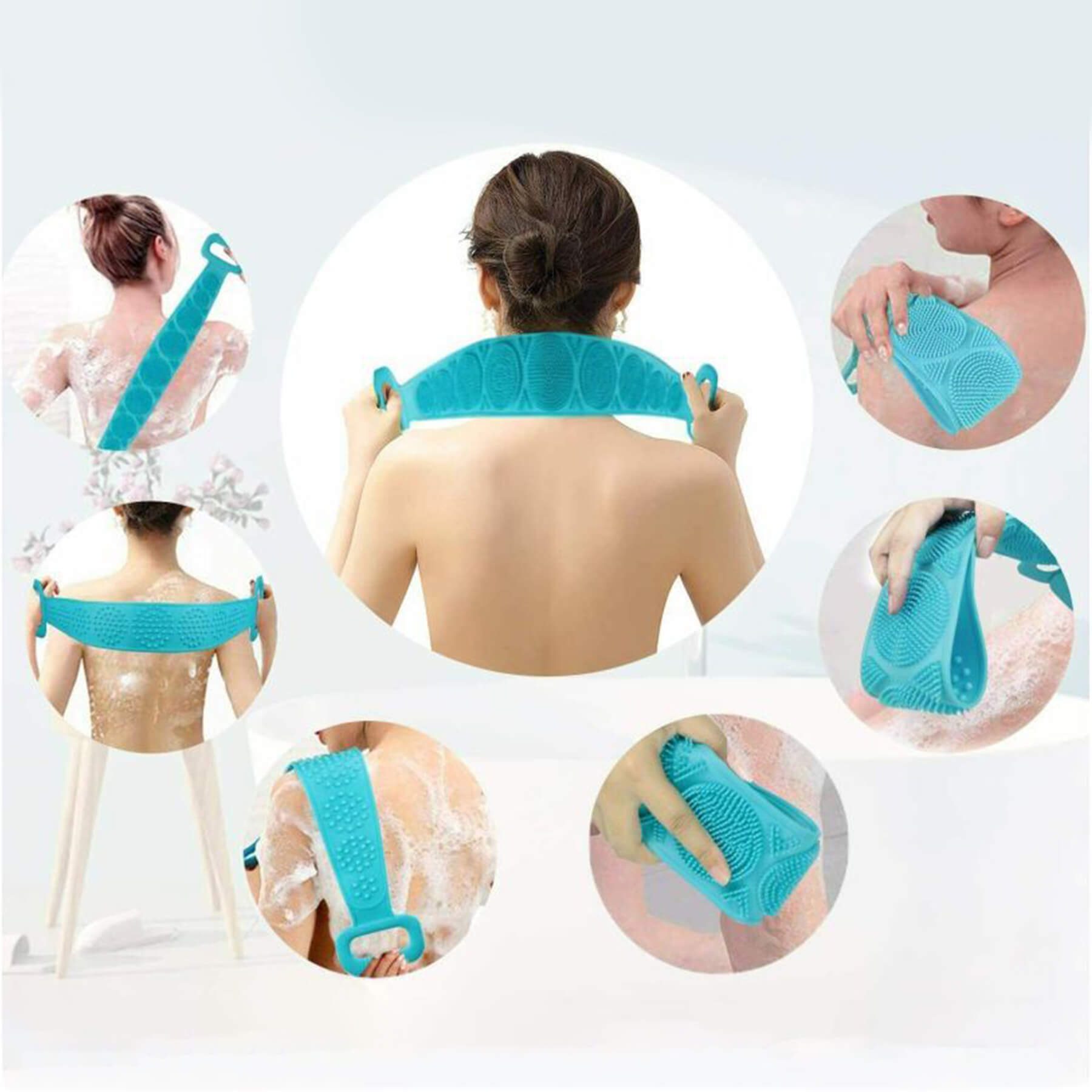 SILIKONOWA SZCZOTKA Z HYDROMASAŻEM KĄPIELI CIAŁA Rodzaj szczotka