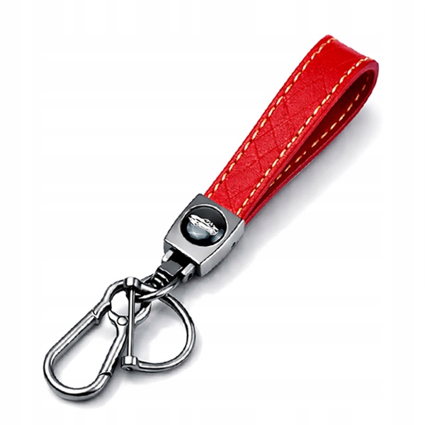 Brelok Smycz Breloczek Do Kluczy Samochodowych Mieszkaniowych Czerwony