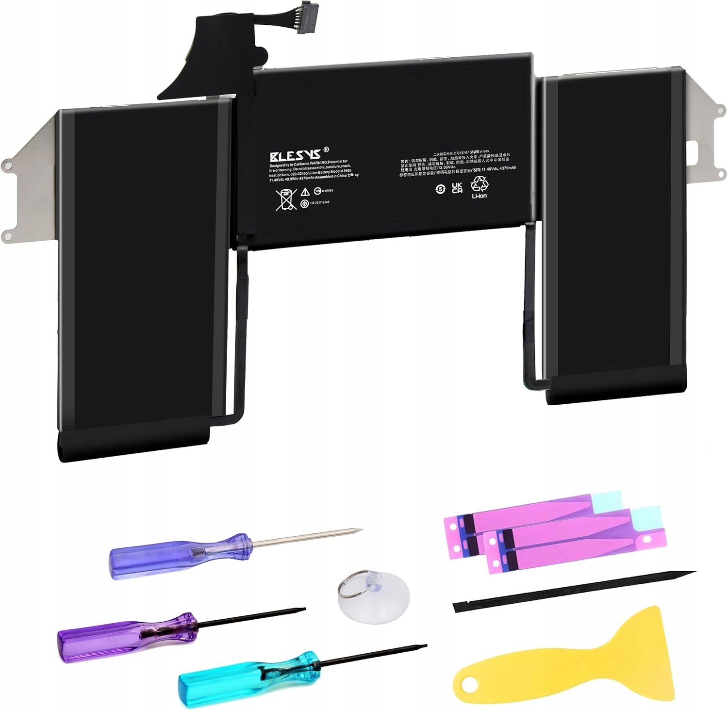 Baterie Blesys A2389 pro notebook MacBook Air 13'', Li-Poly, 11,4V, 49,9Wh