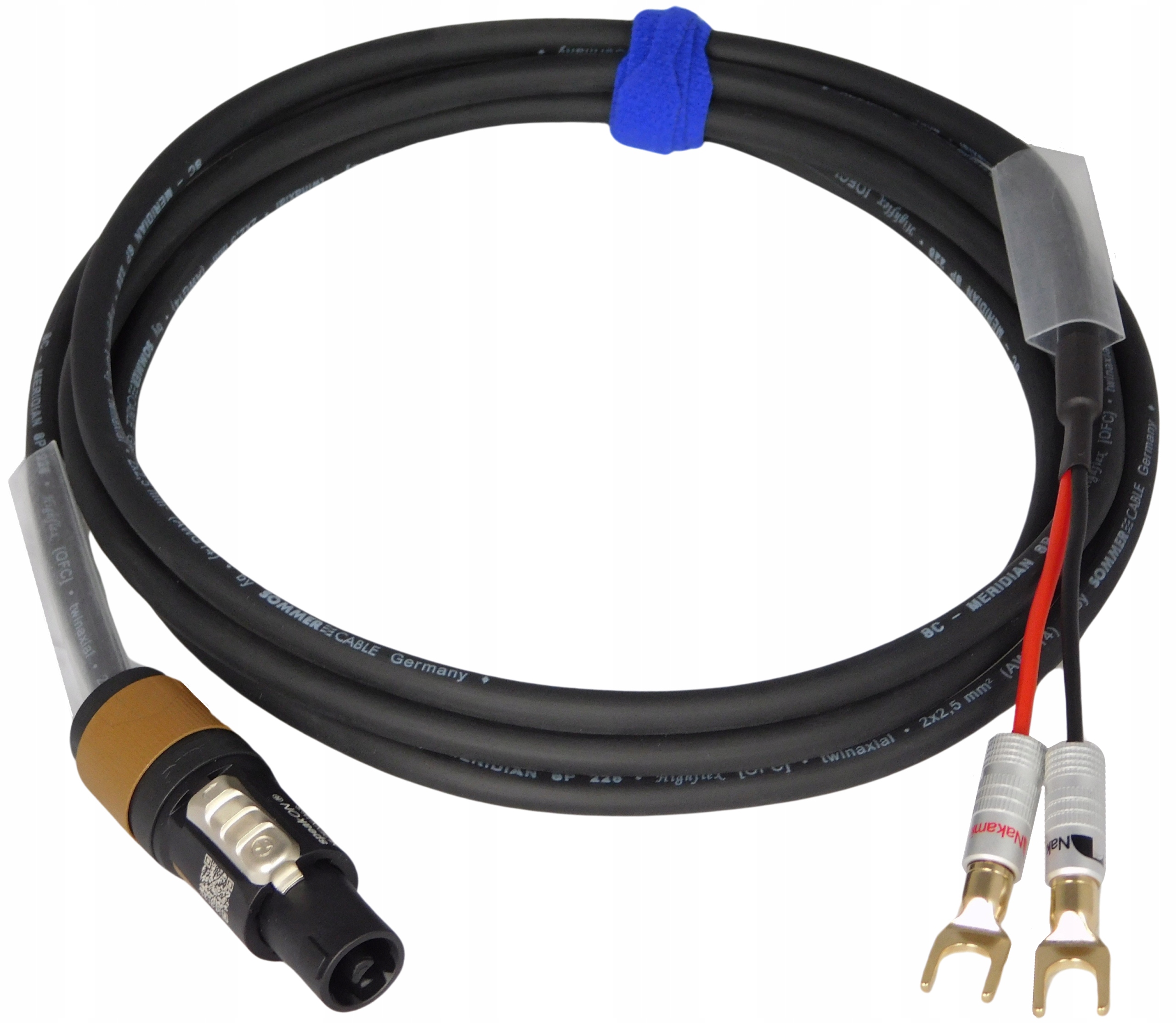 Sommer Meridian Reproduktorový Kabel 2x2,5 Vidlicový Neutrik Speakon 25 m