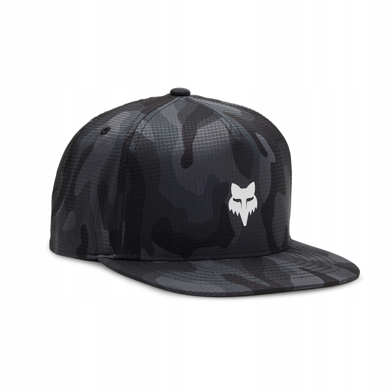 Kšiltovka Fox Head Tech Snapback Black Camo Os (os)