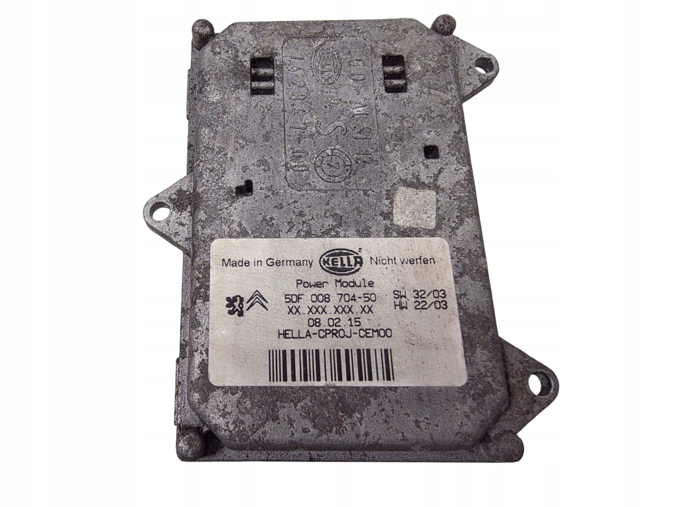 PEUGEOT 407 control unit HELLA 5DF008704-50
